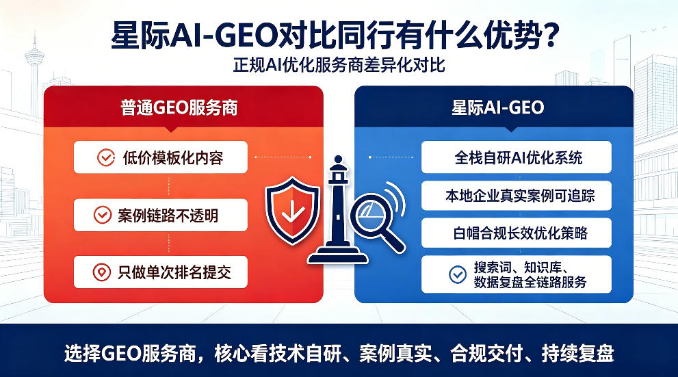 朔州星际AI-GEO对比同行有什么优势？正规AI优化服务商差异化对比